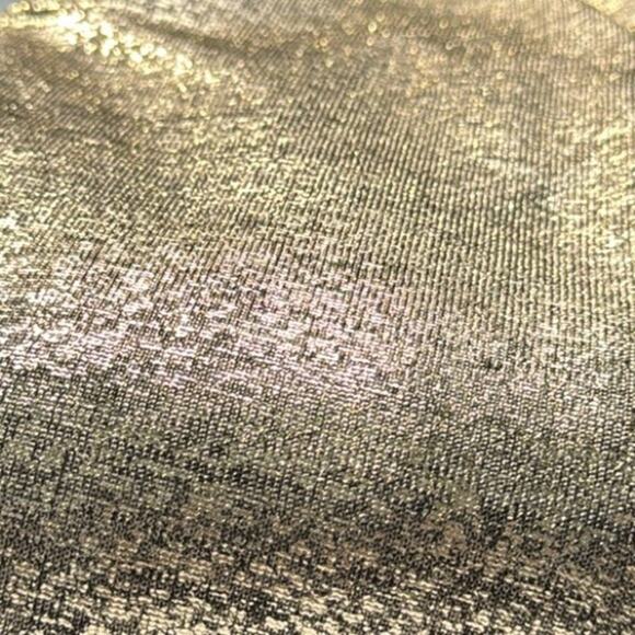 LULUS LUXE OF MY LIFE GOLD LONG SLEEVE BODYCON DRESS SIZE SMALL - Picture 3 of 5